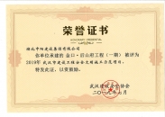金口后山府工程（一期）被評為2019年武漢市建設(shè)工程安全文明施工示范項目