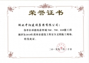 翡翠城78#、79#、81#樓工程榮獲2018年黃岡市建筑工程安全文明施工現(xiàn)場